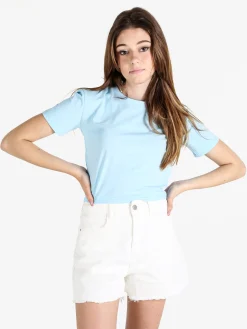 Essenziale Milano T-shirt crop da donna in cotone