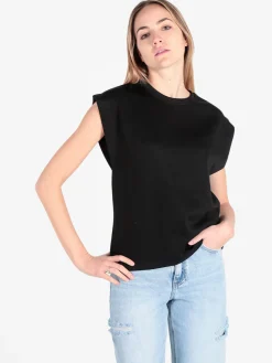 Essenziale Milano T-shirt donna con giromanica ampio