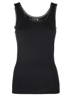 Esse Speroni Canotta donna in cotone modal con pizzo