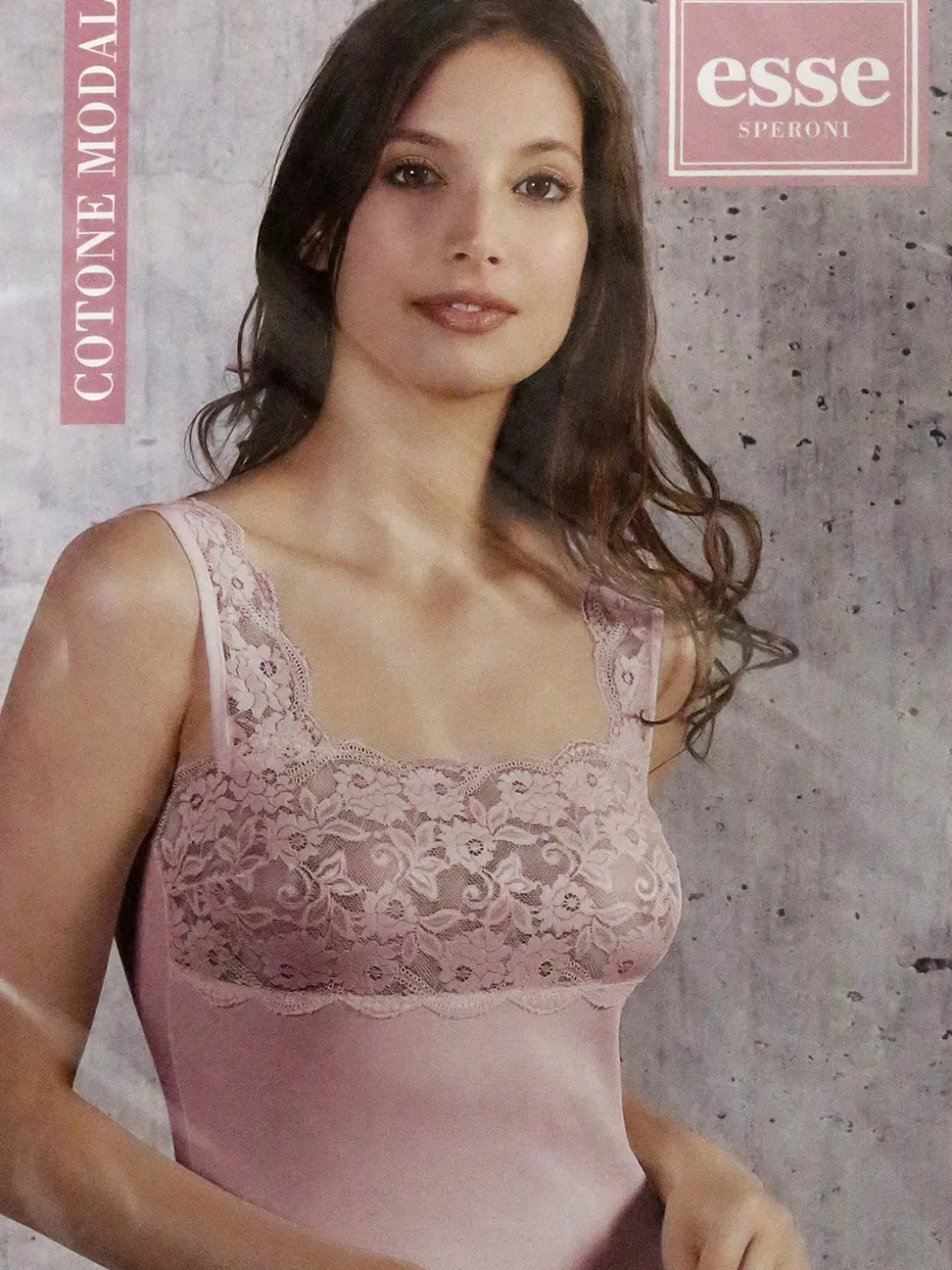 Esse Speroni Canotta intima donna con pizzo