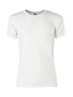 Esse Speroni Maglia intima da uomo in lana e cotone - bianco