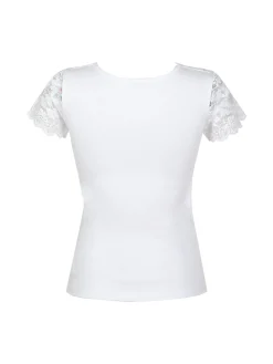 Esse Speroni Maglia manica corta donna con pizzo