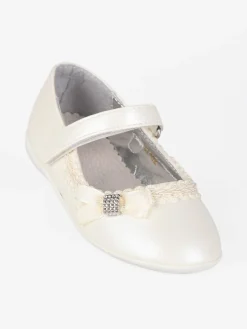 Exma Ballerine da bambina con cinturino e fiocco