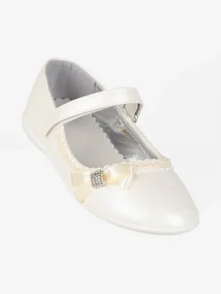 Exma Ballerine da bambina con cinturino e fiocco