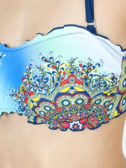 Farfala Fiore Bikini donna con fascia imbottita e slip