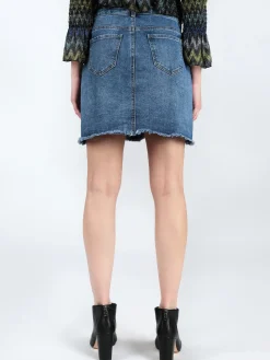 Farfallina Gonna di jeans con bottoni