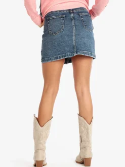 Farfallina Gonna in jeans con bottoni