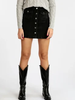 Farfallina Gonna in jeans con bottoni