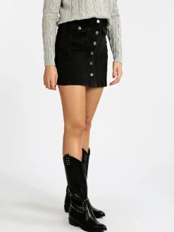 Farfallina Gonna in jeans con bottoni