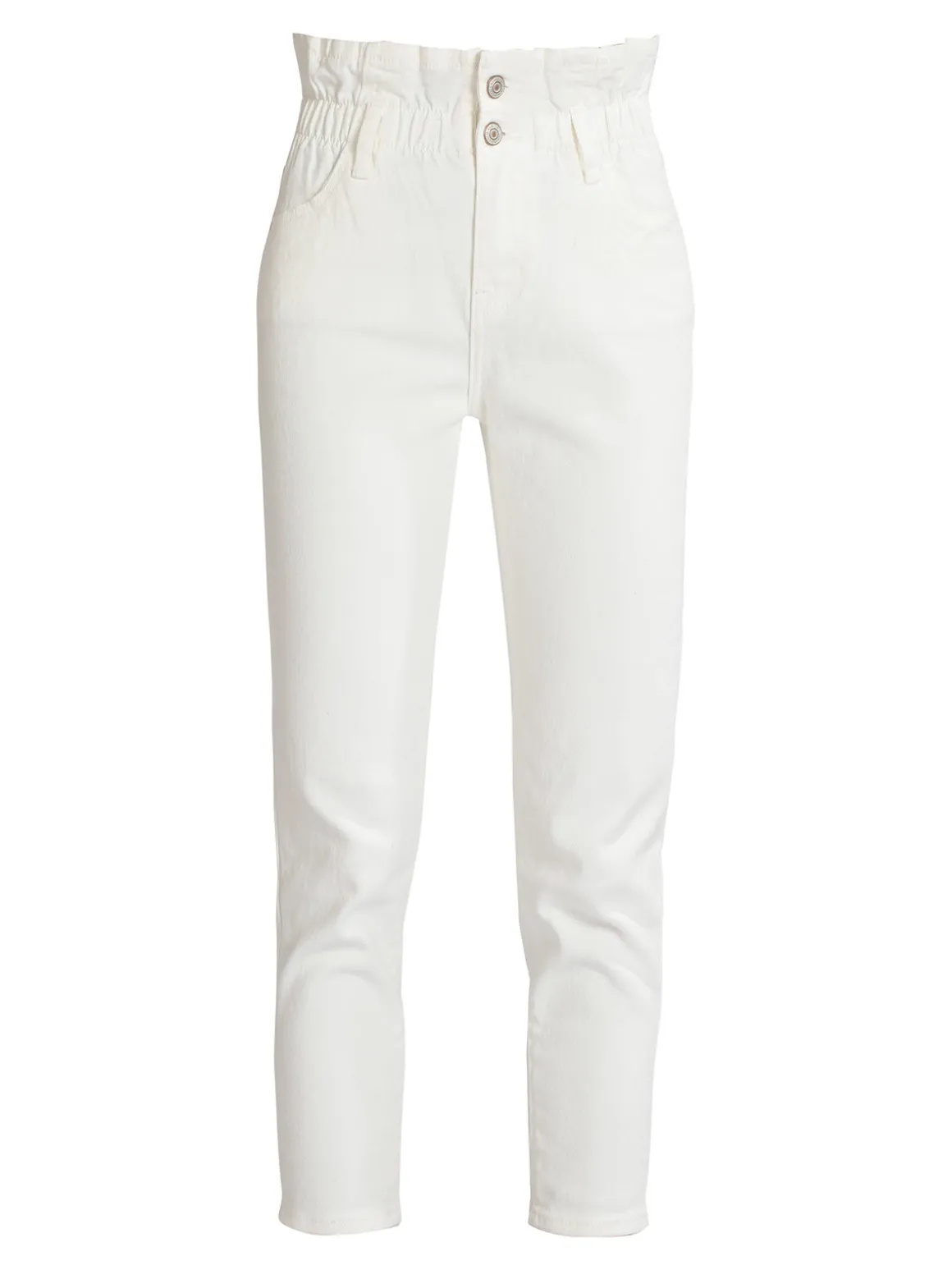 Farfallina Jeans donna bianchi mom fit