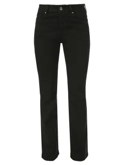 Farfallina Pantaloni donna jeans a zampa - nero
