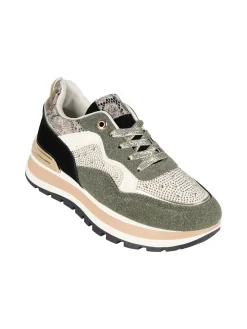 Fashion&Bella Sneakers donna multicolore con strass