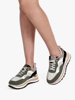 Fashion&Bella Sneakers donna multicolore con strass