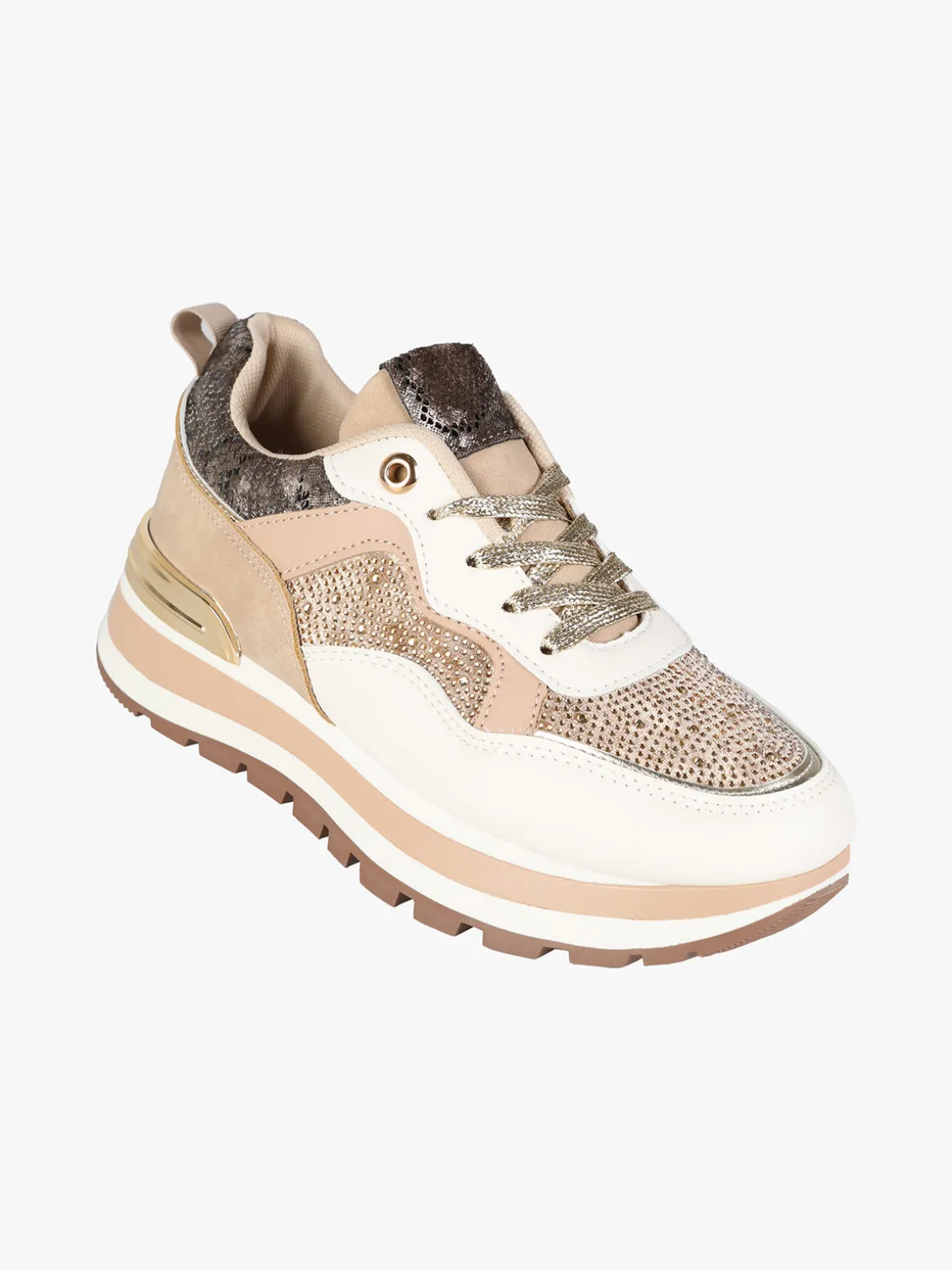 Fashion&Bella Sneakers donna multicolore con strass