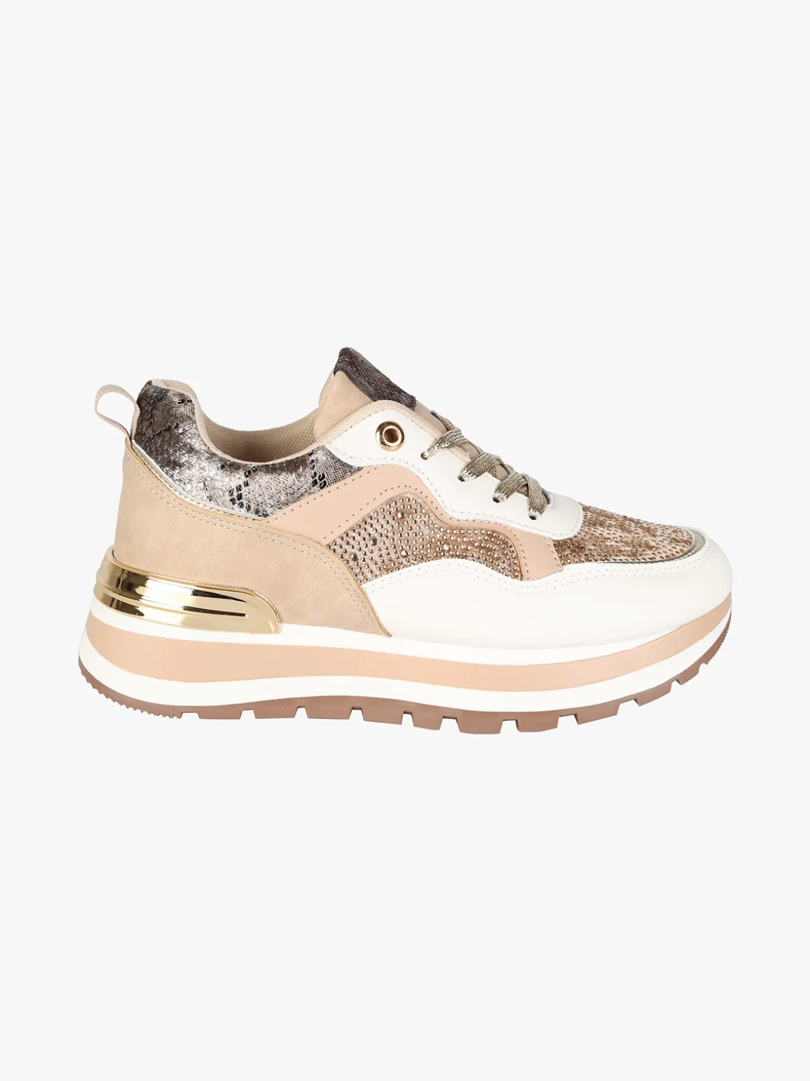 Fashion&Bella Sneakers donna multicolore con strass