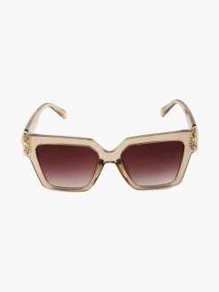Fashion Eyewear Occhiali da sole quadrati da donna - champagne