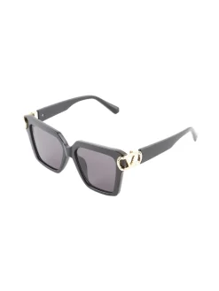 Fashion Eyewear Occhiali da sole quadrati da donna - bianco