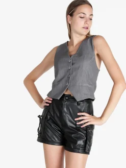 Fashion Gilet donna con bottoni