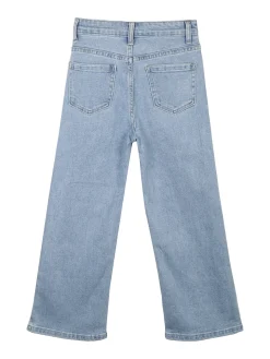 Fashion Jeans Jeans da bambina a gamba larga con stampe