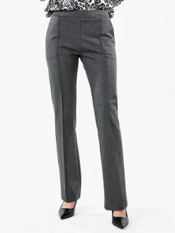 Fast Fashion Completo elegante da donna con blazer e pantaloni con finale a zampa - grigio