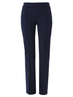Fast Fashion Completo elegante da donna con blazer e pantaloni con finale a zampa - blu