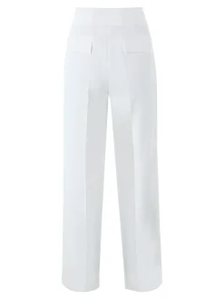 Fast Fashion Completo elegante da donna con blazer e pantaloni a gamba larga - panna