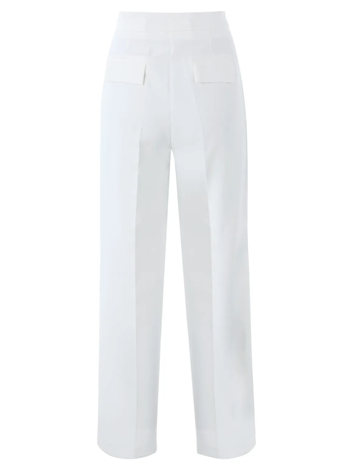 Fast Fashion Completo elegante da donna con blazer e pantaloni a gamba larga - panna