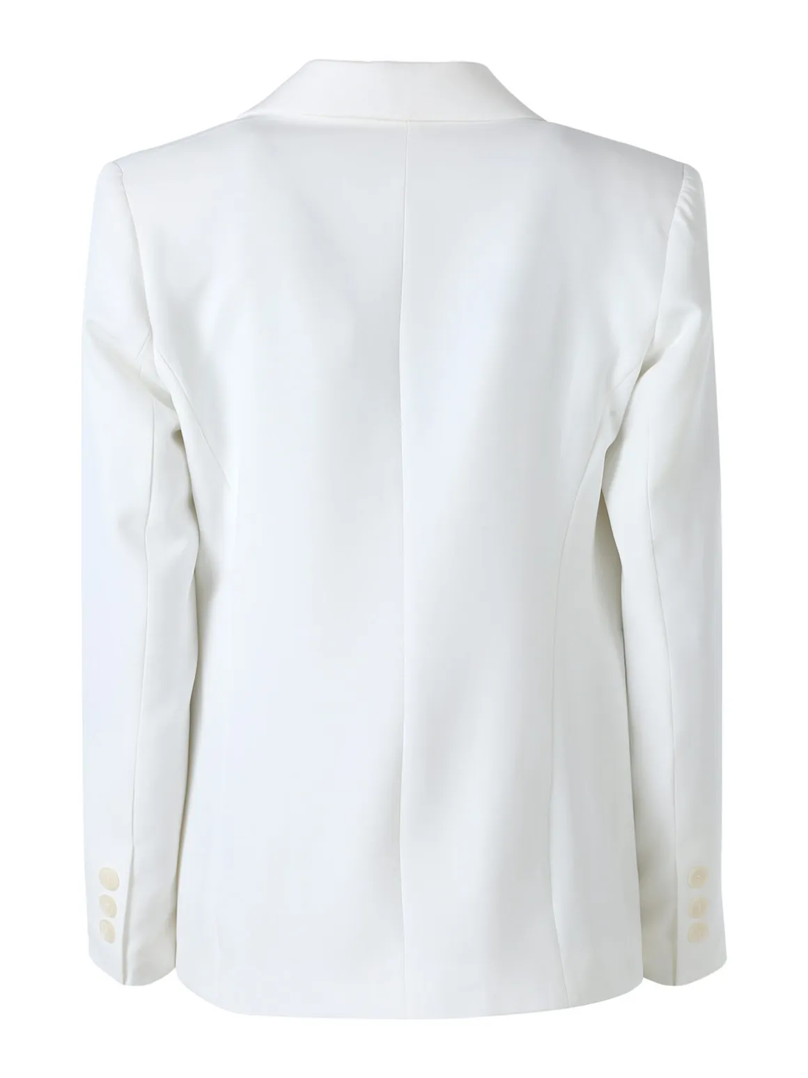 Fast Fashion Completo elegante da donna con blazer e pantaloni a gamba larga - panna