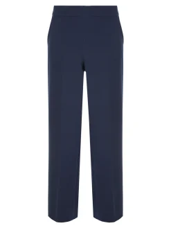 Fast Fashion Completo elegante da donna con blazer e pantaloni a gamba larga - blu