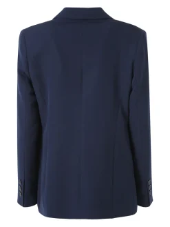 Fast Fashion Completo elegante da donna con blazer e pantaloni a gamba larga - blu