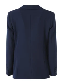 Fast Fashion Completo elegante da donna con blazer e pantaloni a gamba dritta - blu