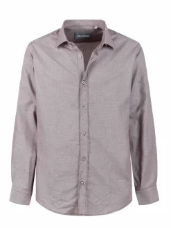 Fb Camicia slim fit da uomo a fantasia
