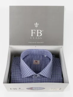 Fb Camicia slim fit da uomo a quadretti
