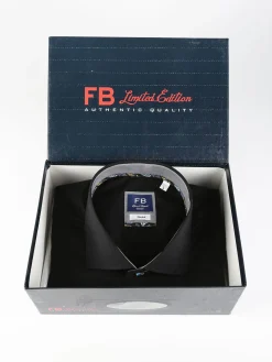 Fb Camicia uomo slim fit a maniche lunghe