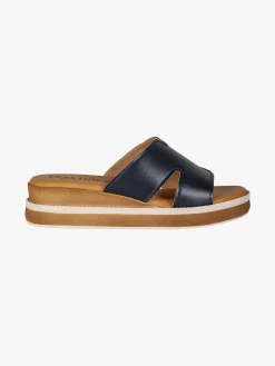 Feeling Ciabatte donna con platform - blu scuro
