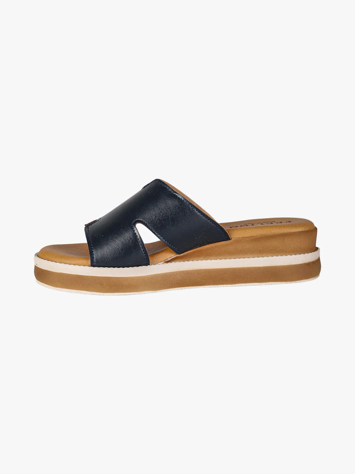 Feeling Ciabatte donna con platform - blu scuro