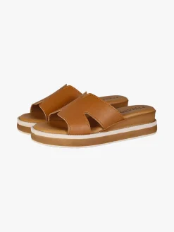 Feeling Ciabatte donna con platform - cuoio
