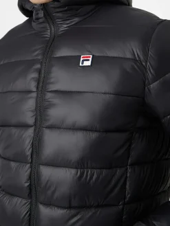 Fila Piumino da uomo con cappuccio - nero
