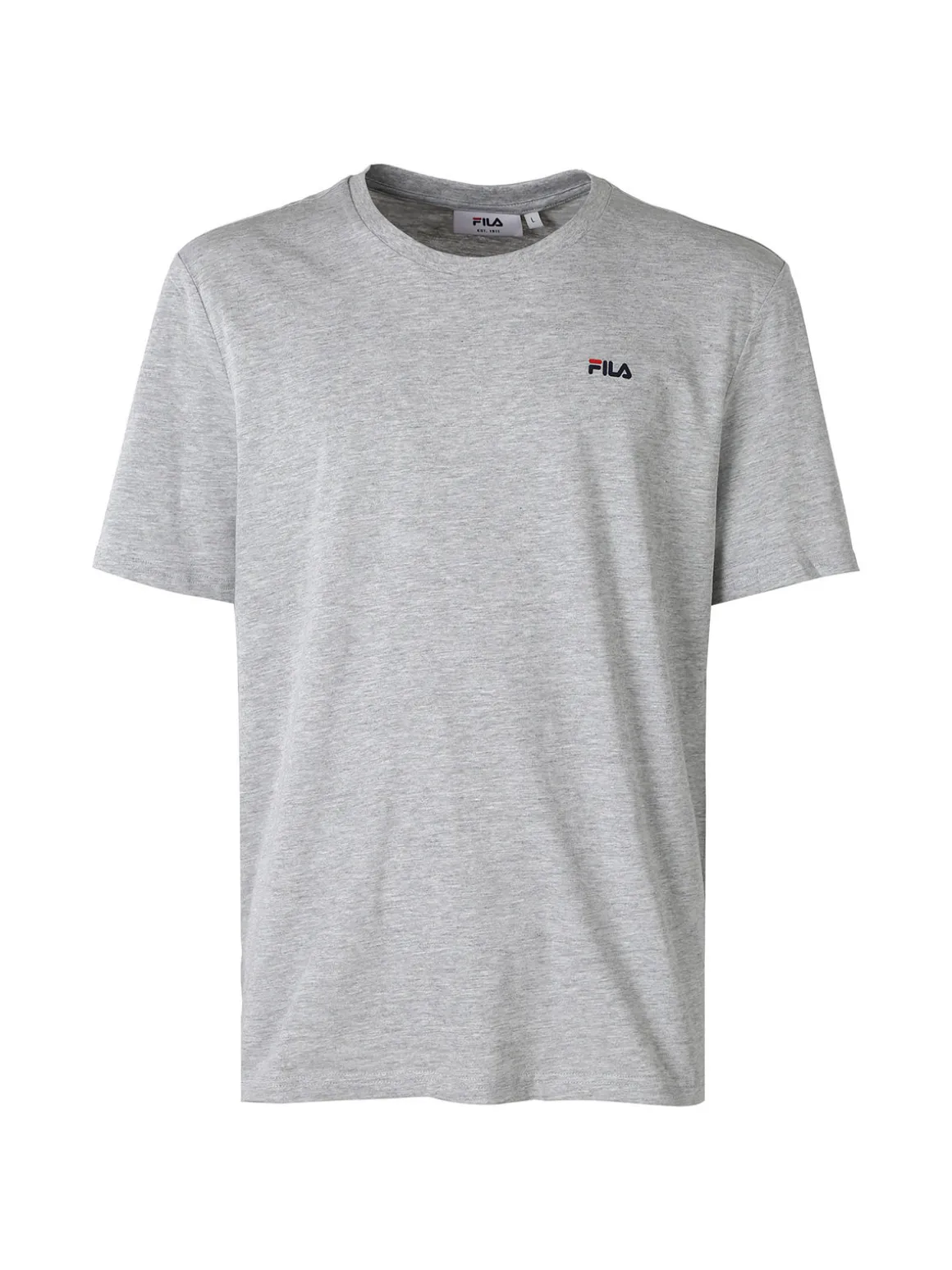 Fila T-shirt girocollo da uomo in cotone - grigio