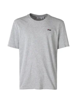 Fila T-shirt girocollo da uomo in cotone - grigio
