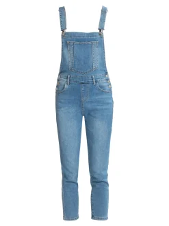 Fionina Jeans Salopette donna in jeans bolla