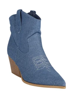 Fiori & Spine Stivaletti texani con tacco da donna