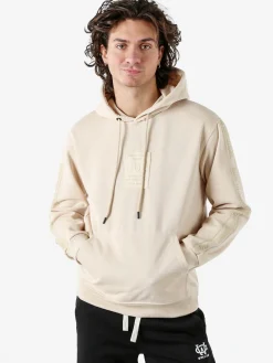 Flex Style Felpa da uomo con cappuccio - beige