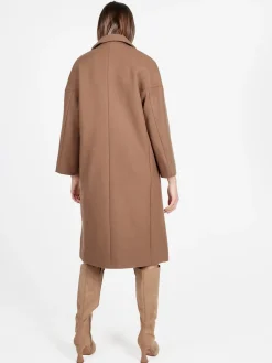 Flight Finery Cappotto donna misto lana con chiusura bottoni a doppiopetto