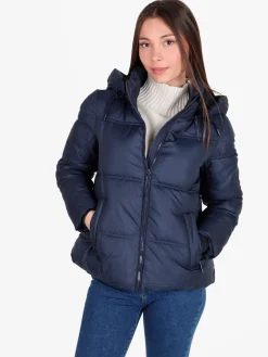 Flight Finery Giubbotto donna puffer con cappucio e zip