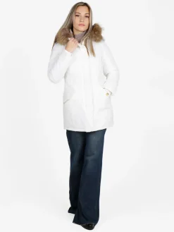 Flight Finery Giubbotto donna con cappuccio peloso