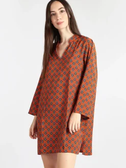 Flight Finery Maxi blusa donna con stampe