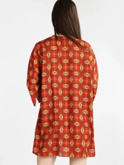 Flight Finery Maxi blusa donna con stampe
