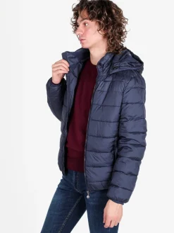 Flight Finery Piumino da uomo con cappuccio e zip