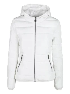 Flight Finery Piumino donna imbottito con cappuccio e zip